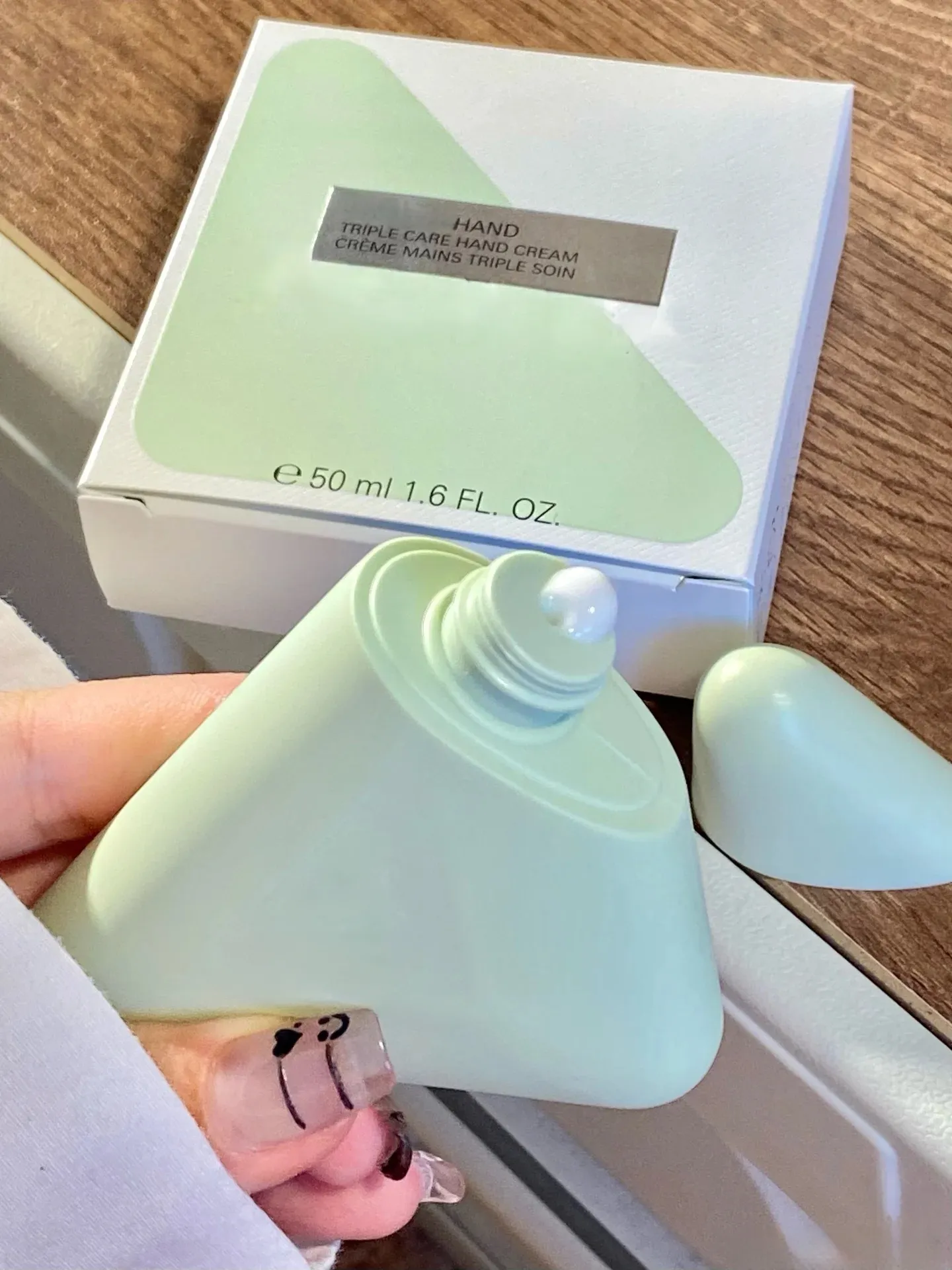 HAND CREAM 50ml HAND TRIPLE CARE Lotion Moisturizing Hand skin care CREME MAINS Smooth Soften Creamy 1.6FL.OZ Free Shipping Fast Delivery