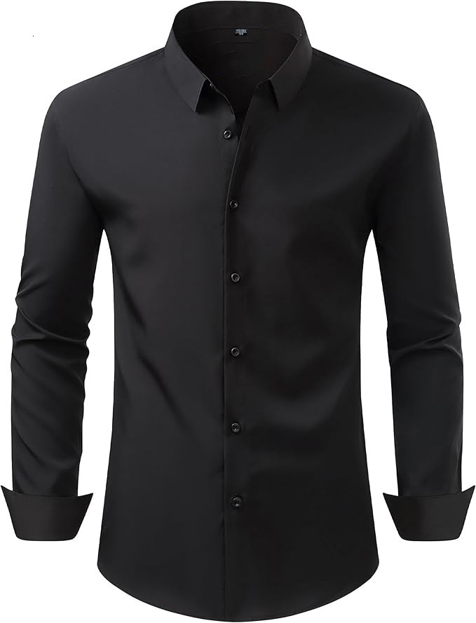 Mens casual and fashionable multi-color long sleeved shirt 241008