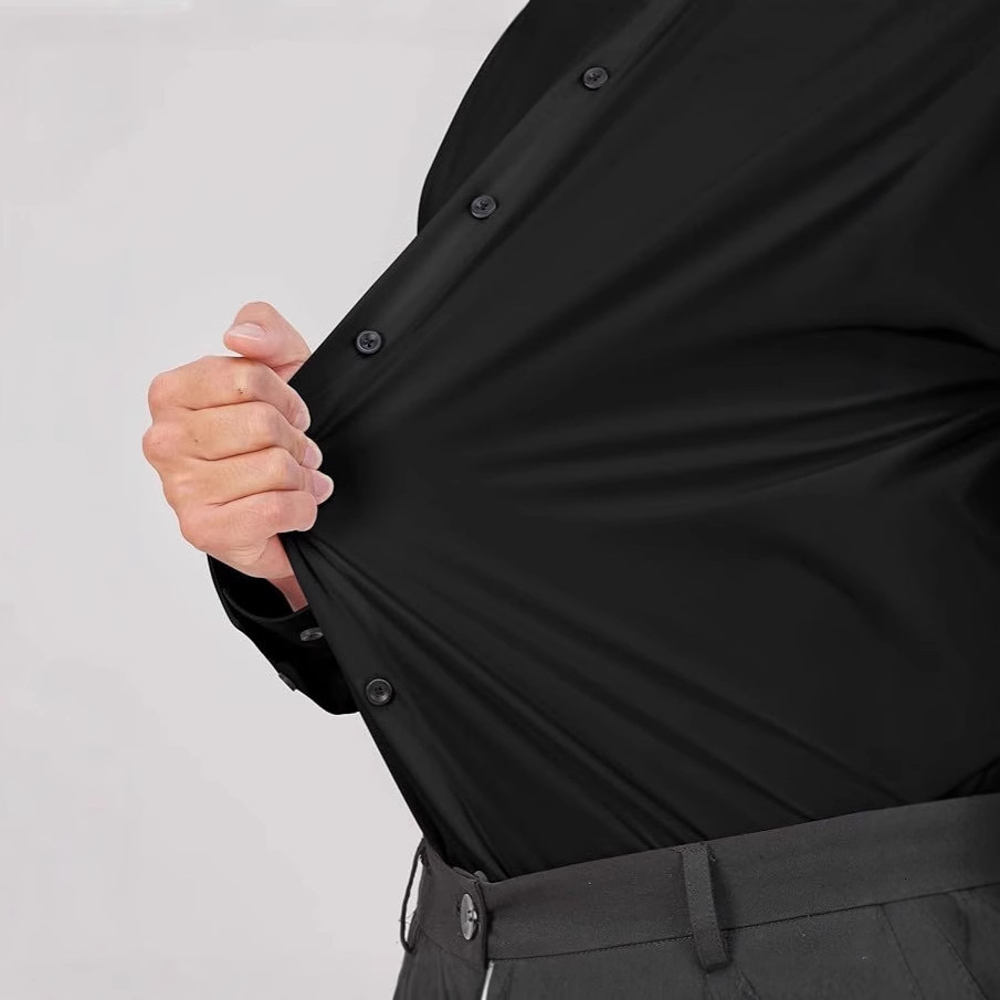 Mens casual and fashionable multi-color long sleeved shirt 241008