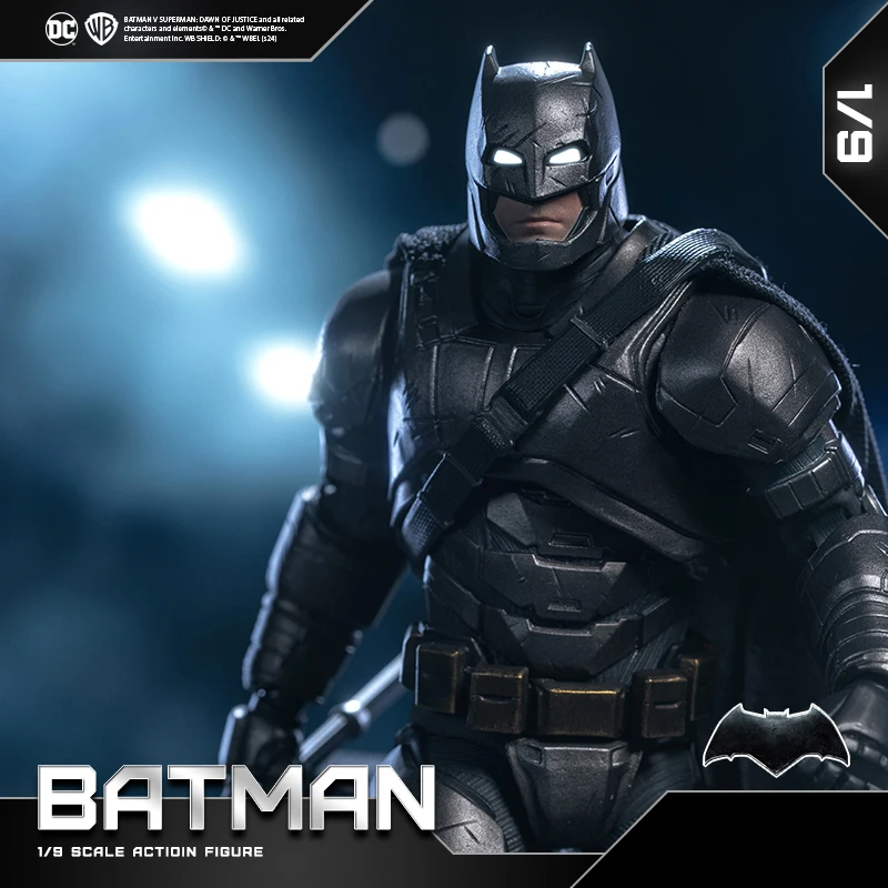 Fondjoy DC Comics Batman BvS Heavy Armor 1/9 Action Figure Wholesale - Movie-Accurate Collectible Model Kit with Interchangeable Heads, Bulk Stock for