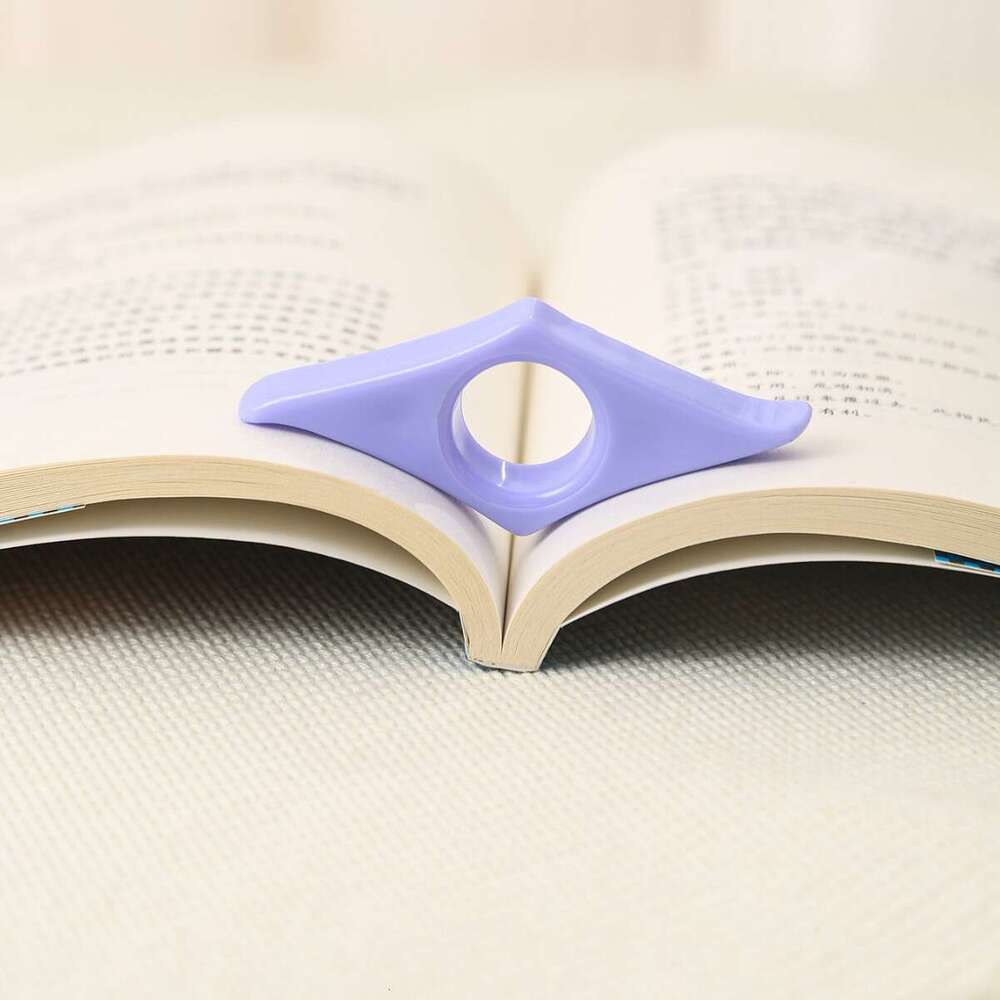 Hot-Selling Thumb Support Acrylic Bookmark Book Press Reading Aid