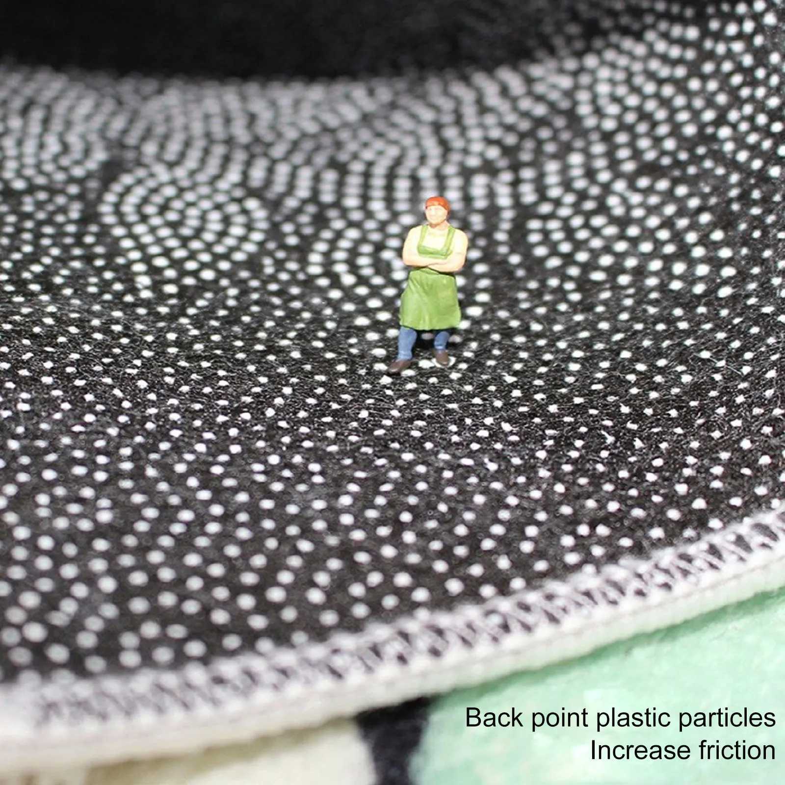 Unique Red Lips Shaped Floor Mat Soft Plush Rug For Bedroom Bathroom Or Living Room Non-Slip Backing C251103