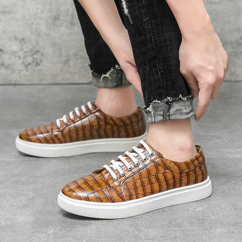 Large board for men 2024 Spring and Autumn new style trendy set feet casual office men's shoes size 38-46