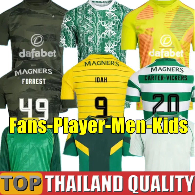 24 25 CeltsS jersey Limited edition Soccer Jerseys EDOUARD 2024 2025 Irish Origins Football Shirt ELYOUNOUSSI CHRISTIE JOTA FORREST Men top Kids Kit goalkeeper