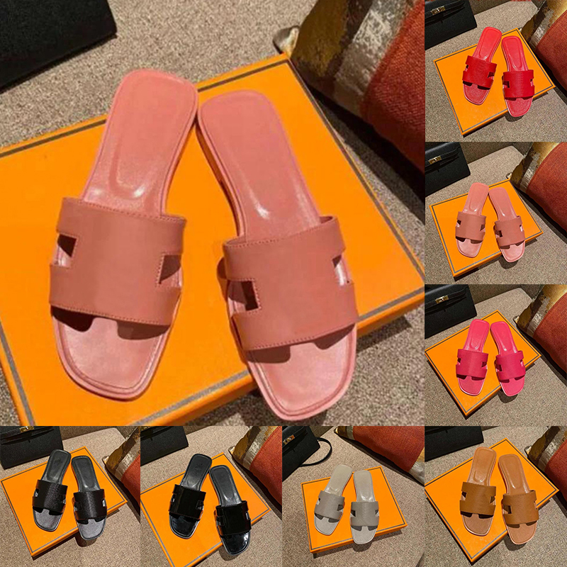 free shipping designer slippers womens sandals black white brown orange blue red yellow pink purple gold slides shoes women slipper trainers sneakers 34-42 5 e 36