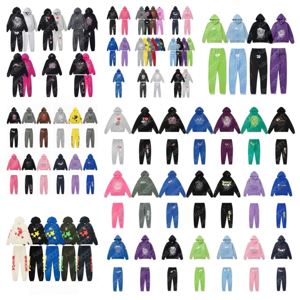 Foam letters designer hoodie tracksuit mens women sweatpants Jacket hoodies for men tech fleece Matching Pants Outdoor spider for Comfort Sweatshirt joggers 01