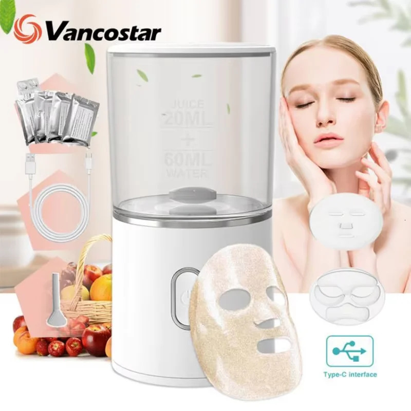 Face Mask Maker Machine Facial Treatment DIY Automatic Fruit Natural Vegetable Collagen Home Use Beauty Salon SPA beauty Device 251030