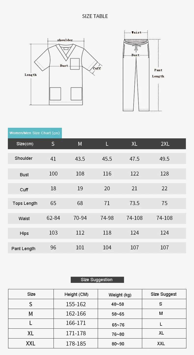 Long Sleeve Medical Uniforms Women Men Scrubs Sets Hospital Surgery Suits Doctors Nurses Accessorires Dental Clinic Work Clothes J251103