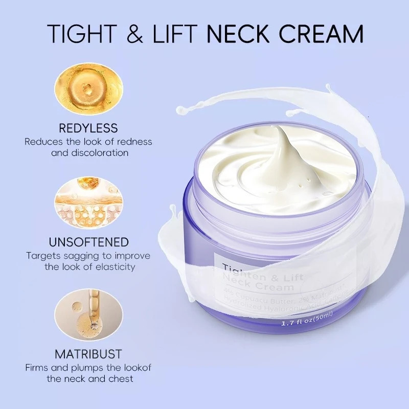 Neck Cream Face Lifting Firming Smoothing Care Lotion Moisturizer Rejuvenation 250213