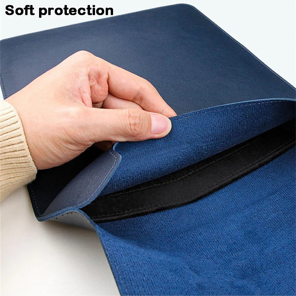 PU Leather Laptop Computer Sleeve Case Bag Stand Cover Pouch Man Women 13 14 15 156 16 inch for Air HP 251103