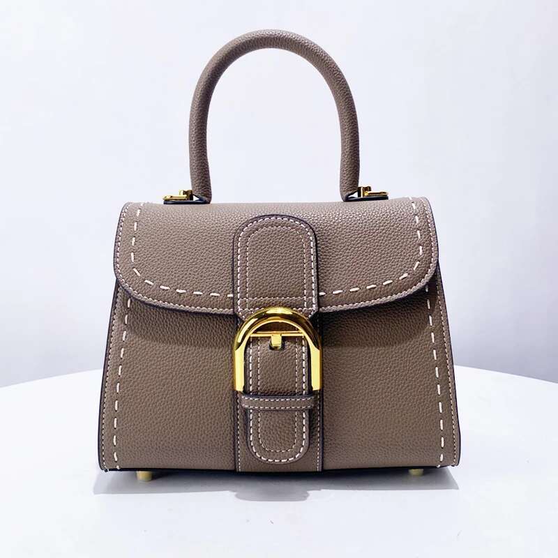 Small Square Messenger Bag For Women Designer Handbag And Purse 2024 New In Vintage Simple Commuting Shoulder Crossbody