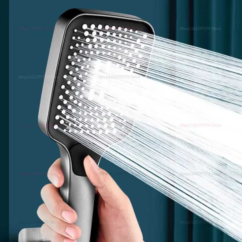 Adjustable 3 Mode Rainfall Shower High Pressure Large Flow Water Saving Bathro Mixer Shower Faucet Spa Accessories Y251103