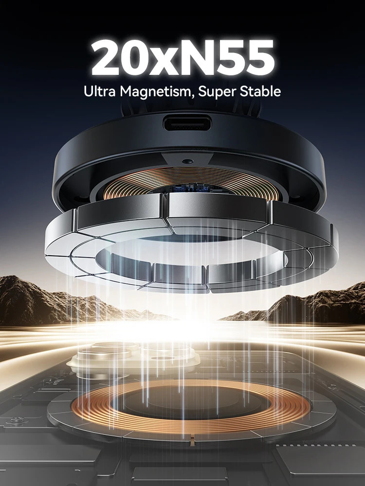 Joyroom Magnetic Car Phone Holder Mount Dashboard Air Vent Wirelees Charging Phone Holder For iPhone 16 15 14 13 12 JRZS502 251103