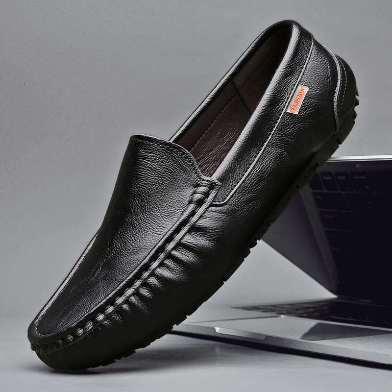 Live broadcast of Doudou oversized lazy driving British casual shoes, new summer men's shoes