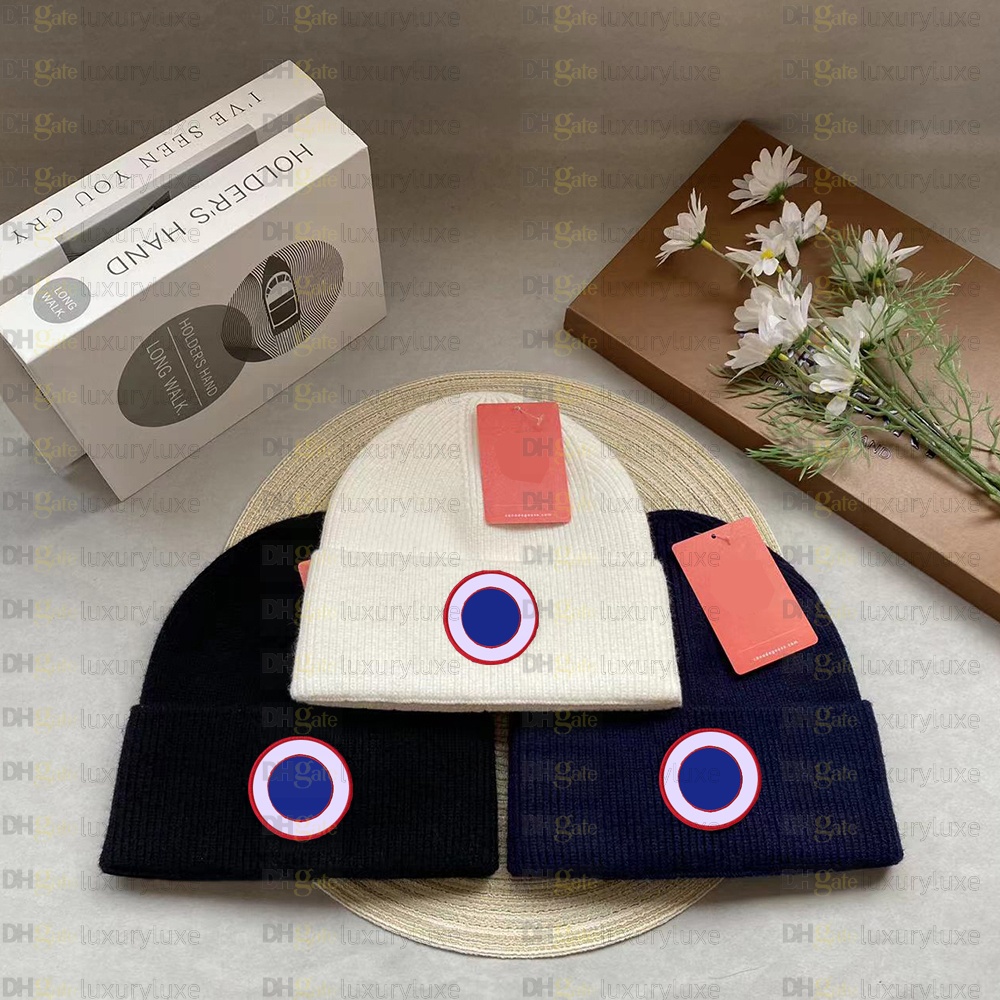 Bonnet Knitted designer beanie Goose men and women casual Stone hats high-quality Knit Warm canadas Beanies Hats Female Beanie Caps Winter Hat Skull Cap