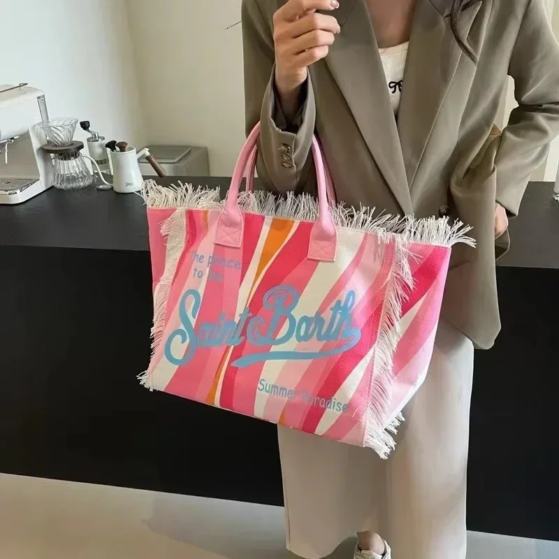 Canvas Material 2025 High Quality Womens Shoulder Bag Solid Color High Beauty Fashion Tote Bag Soft Versatile Handbag 250325
