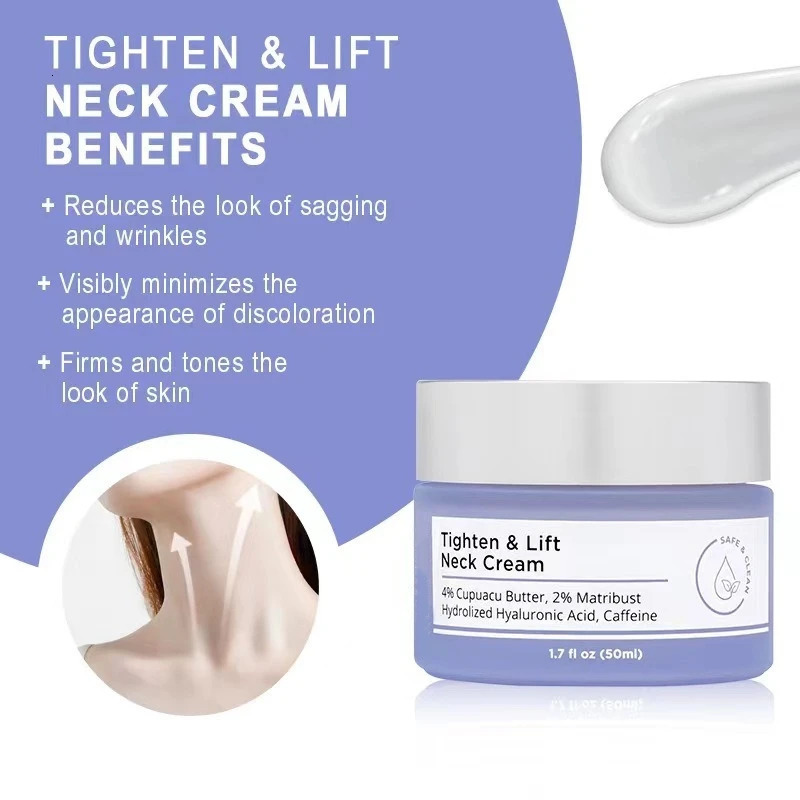 Neck Cream Face Lifting Firming Smoothing Care Lotion Moisturizer Rejuvenation 250213