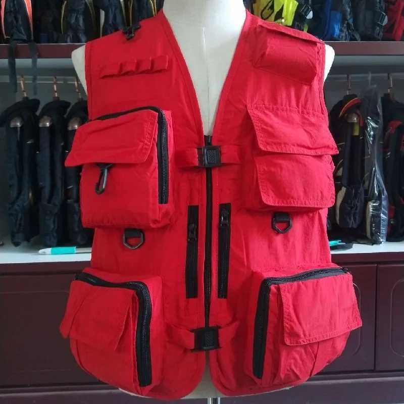 2021 Fishing Jacket Quick-drying Mesh Vestt Multi-Pocket Mesh Vest Outdoor Vest Multi Pocket Summer Mesh Vest X250403