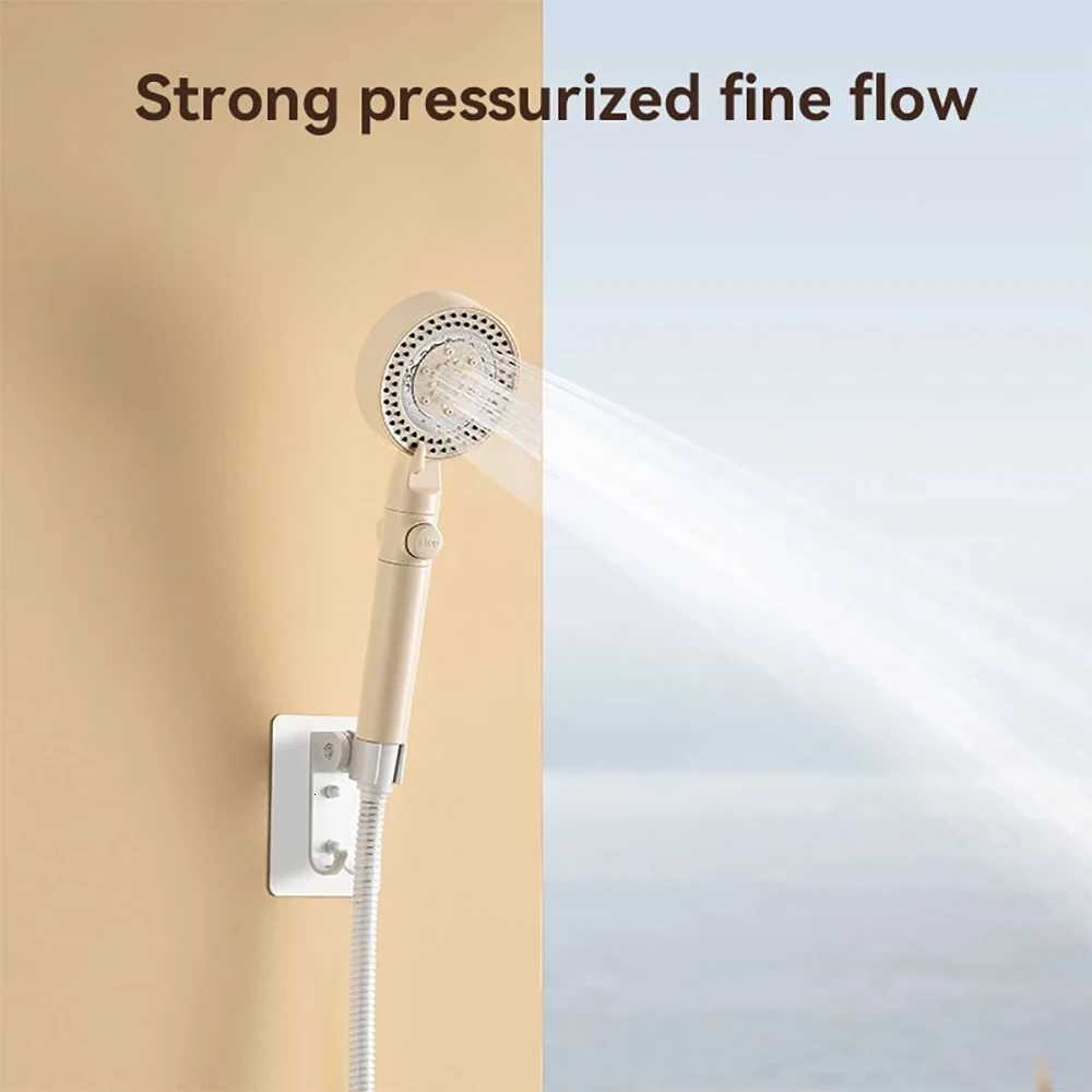 High Pressure Shower With Massage Cb Five Modes Water Saving Nozzle Pressuri Spa Shower Faucet Bathro Accessories Y251103