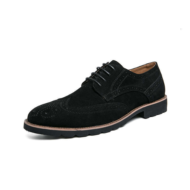 2024 Men's Large Size New Fashion British Style Business Leather Shoes Trend Dinner