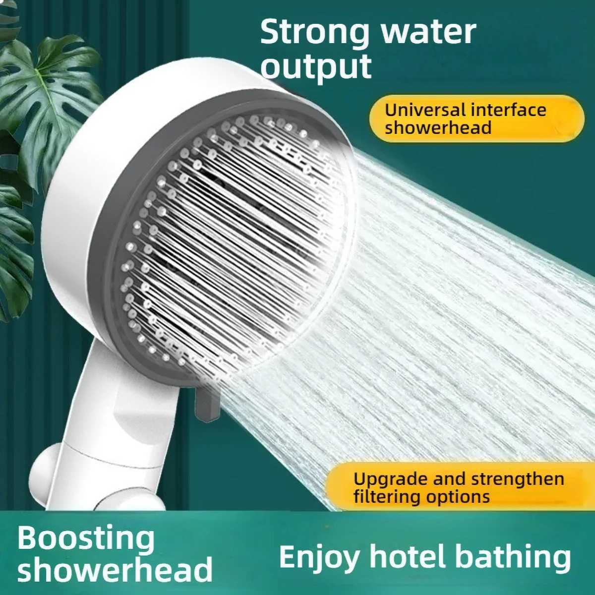 10 Spray Filtered Shower High-Pressure Handheld Water Saving Shower Fall Resistance Bathro Shower Nozzle Accessories Y251103