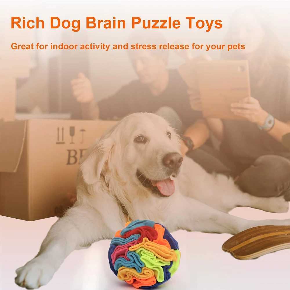 Interactive Dog Toys Snuffle Ball for Dogs Encourage Natural foraging skills Snuffle Ball Dog Toys Treat Ball for Large L251103