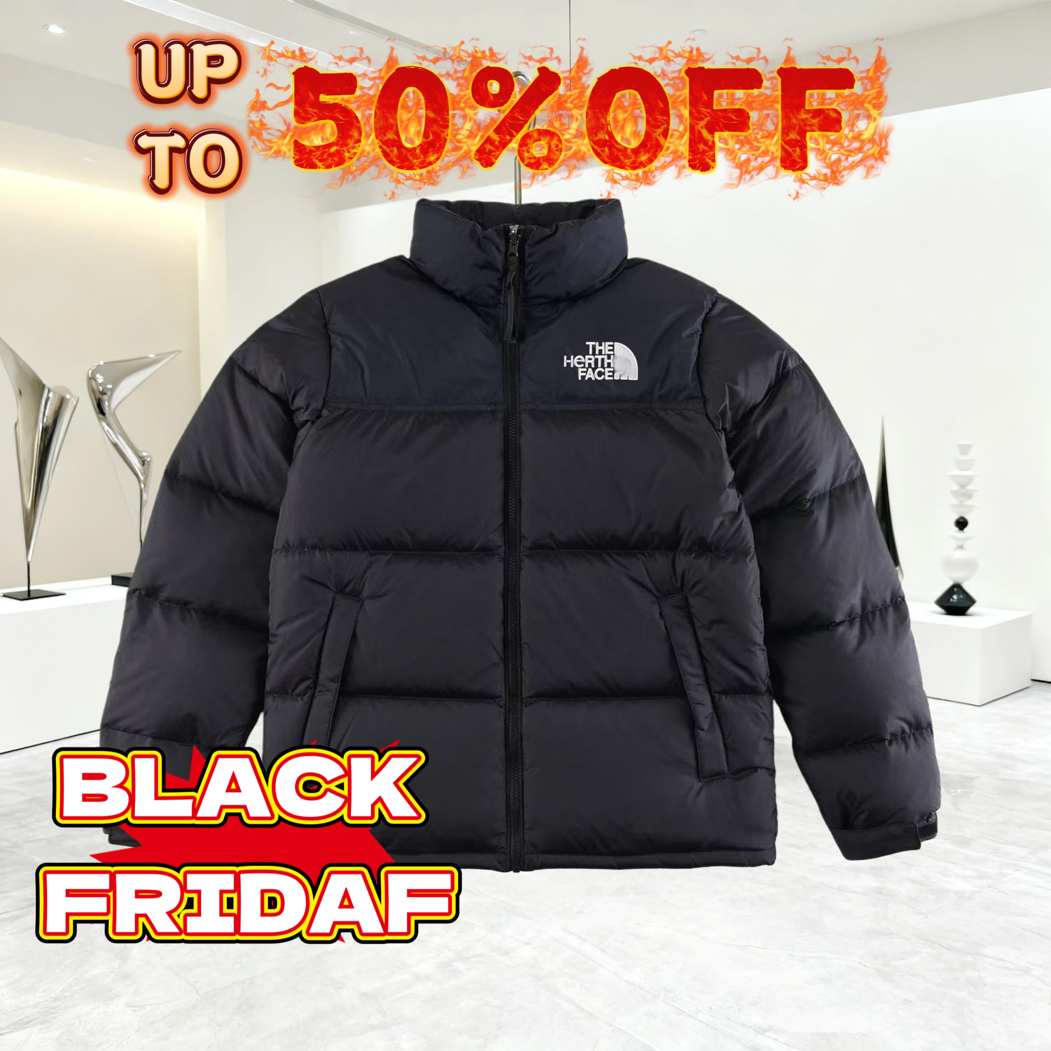 mens puffer Mens top windproof puffy coat parka winter jacket fashion womens overcoat down puffer jackets outerwear outdoor keep warm