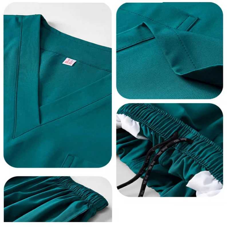 New 100 Cotton Nurse Uniform Women Scrubs Medical Uniforms Surgical Surgery Nursing Accessories Clinical Surgery Suit Workwear J251103