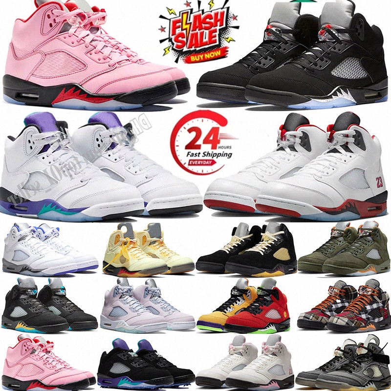 5s Basketball Shoes man woman Cats Cool Grey cement Brick Fire Red Black metallic Awake low Fragment Medium Soft Pink Georgetown Navy Aqua mens outdoor sneakers 36-47