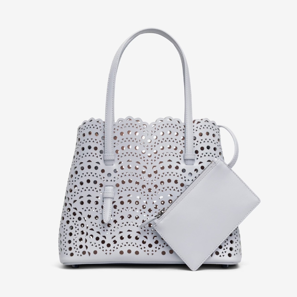 Women's Hollow Carving Genuine Leather Calf Skin Basket Shoulder Bag - Elegant Vegetable Tanned Tote and Messenger Set