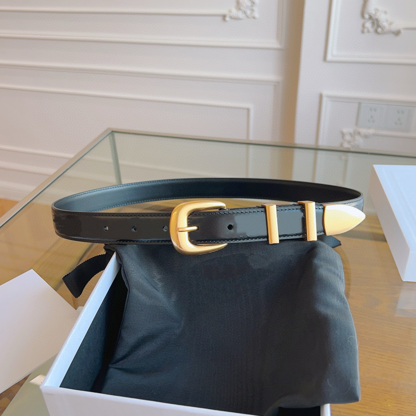 Designer Women Belt High Quality Belt Genuine Leather Belt Luxury Belt Gold Silver Black Smooth Buckle 1.8cm 2.5cm Vintage Black Brown Belt With Dust Bag