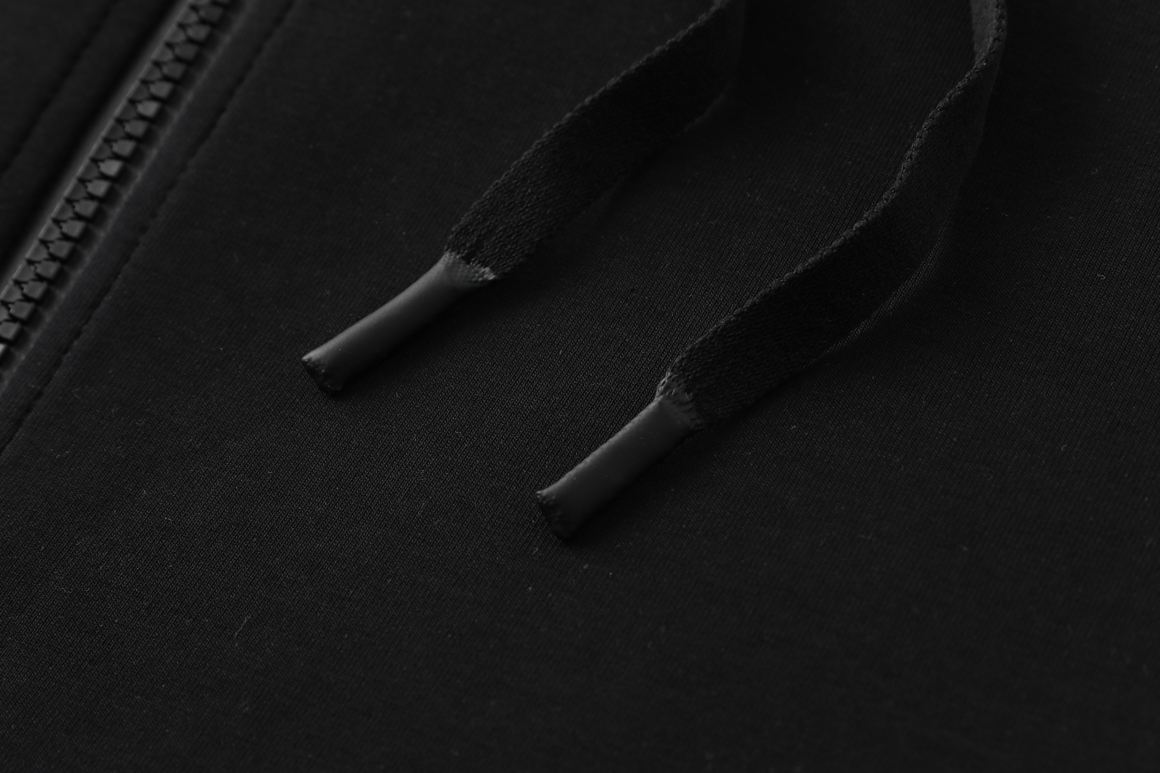 LENLOUES Men's Full Zip Hoodie | Black Lightweight Zip-Up Jacket with Drawstring Hood & Zipper Pockets, Casual Outdoor Sports Sweatshirt for Dail