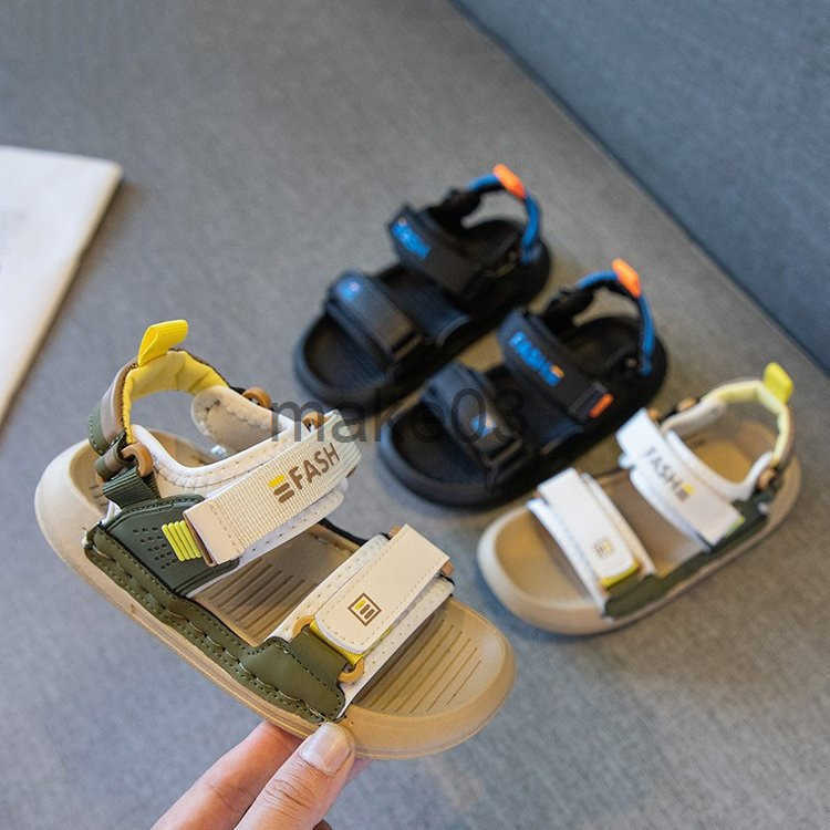 Childrens Sandals for Primary and Secondary School Children 2024 Summer New Beach Shoes for Primary School Students Sandals for Boys Online Soft soled