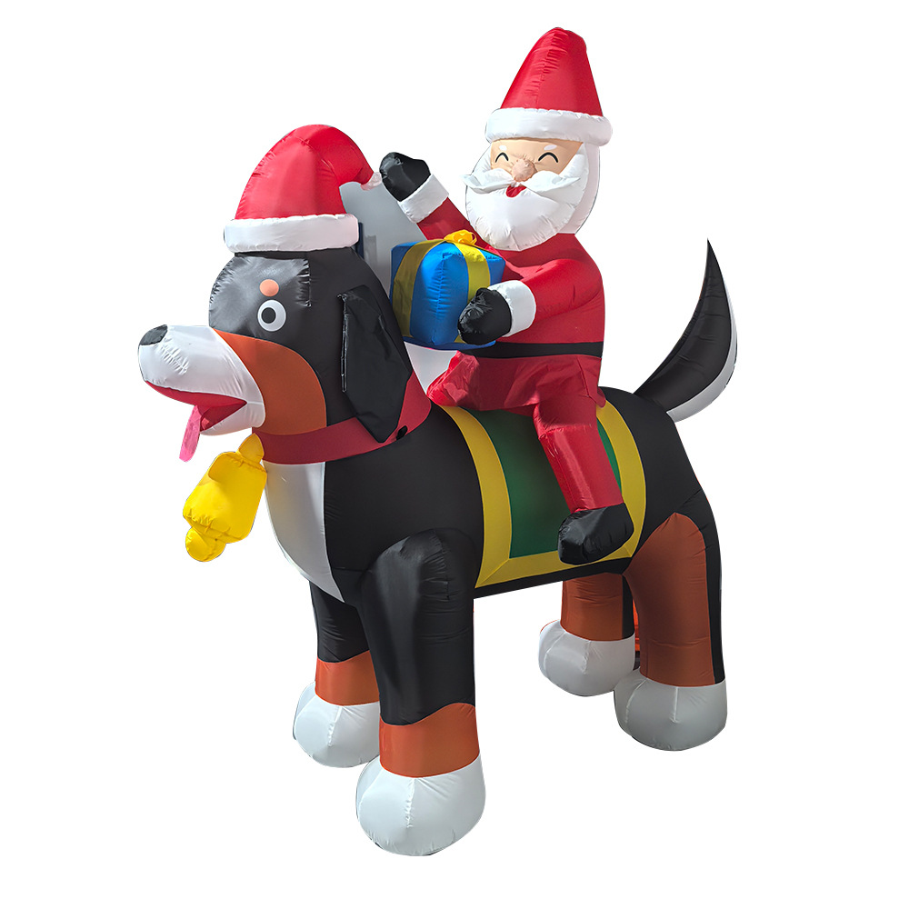 Christmas decorations for the garden: glowing gingerbread snowmen, Santa Claus, Christmas tree, inflatable figures zyc241120