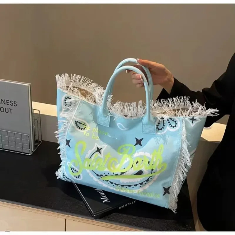 Canvas Fashion Leisure Underarm Womens Shoulder Bags 2025 Large Capacity Versatile High Quality Delicate Letter Tote Bag 250325
