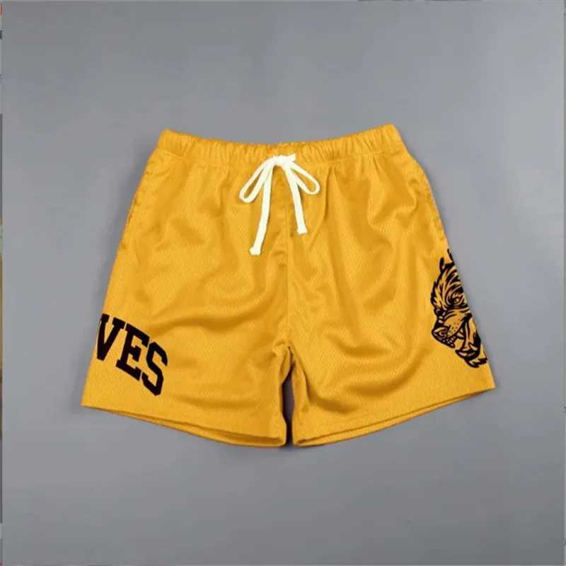 2024 Summer New Mens Shorts Sports Casual Mesh Shorts Gym Sport Breathable Men Bodybuilding Short Pants men Beach Pants X250403