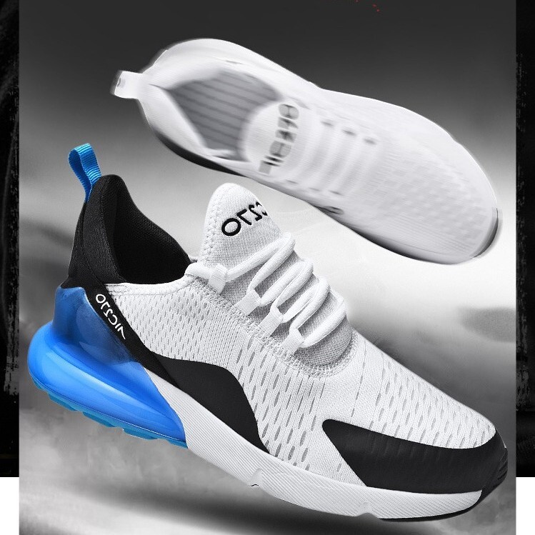 Cross-border New Large Size Full Palm Cushion Shock Absorption Couple Style Soft Sole Running Sports Casual Unisex Shoes