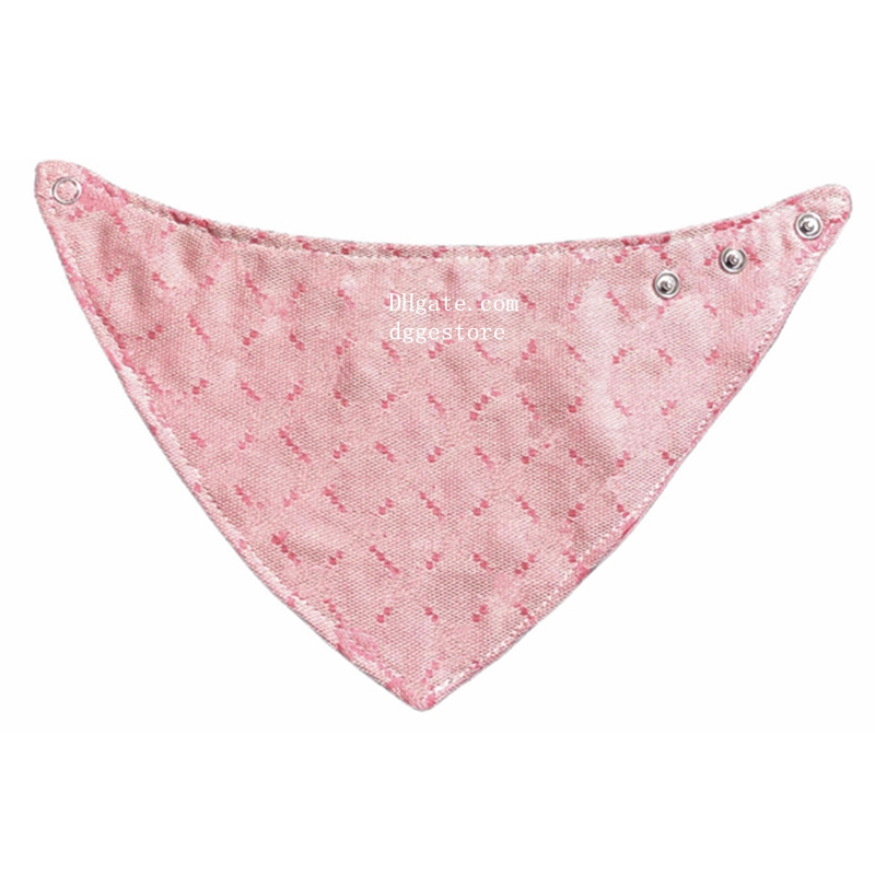 free shipping Dog Bandanas with Button Thick Triangle Bibs Dual Layer Soft Cotton Scarf for Small Medium Large Boy Girl Puppy Cat Pet Letter Kerchief 