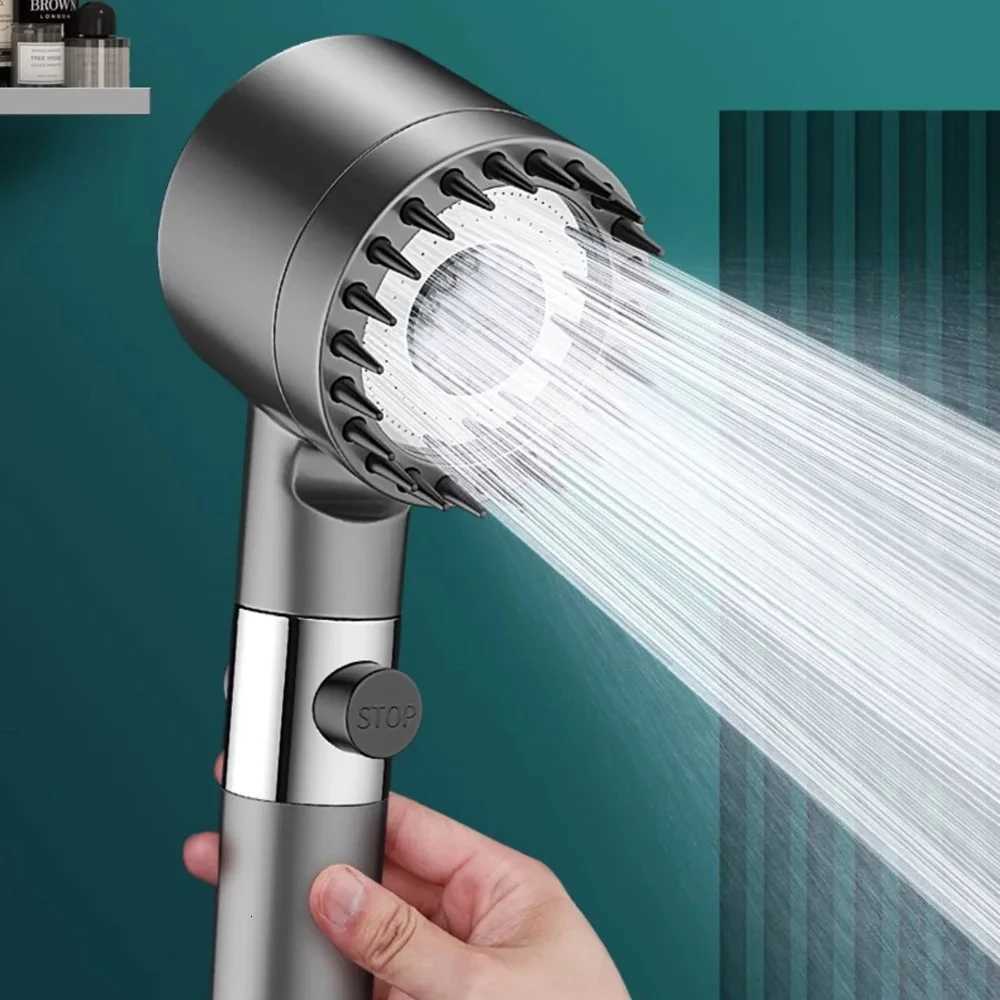 High Pressuri Filter Shower 3mode Adjustable Spray with Massage B Rain Faucet Bathro Accessories Y251103qw