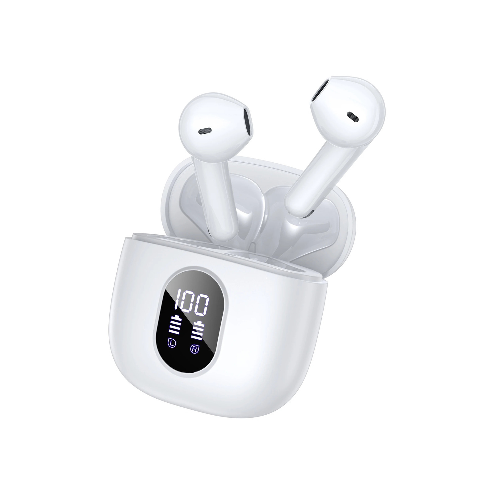 Original Wireless earbuds TWS i52 Bluetooth ENC Earphones Noise Cancellation 8 hours ENC headset Digital Display i52 Headphones 251103