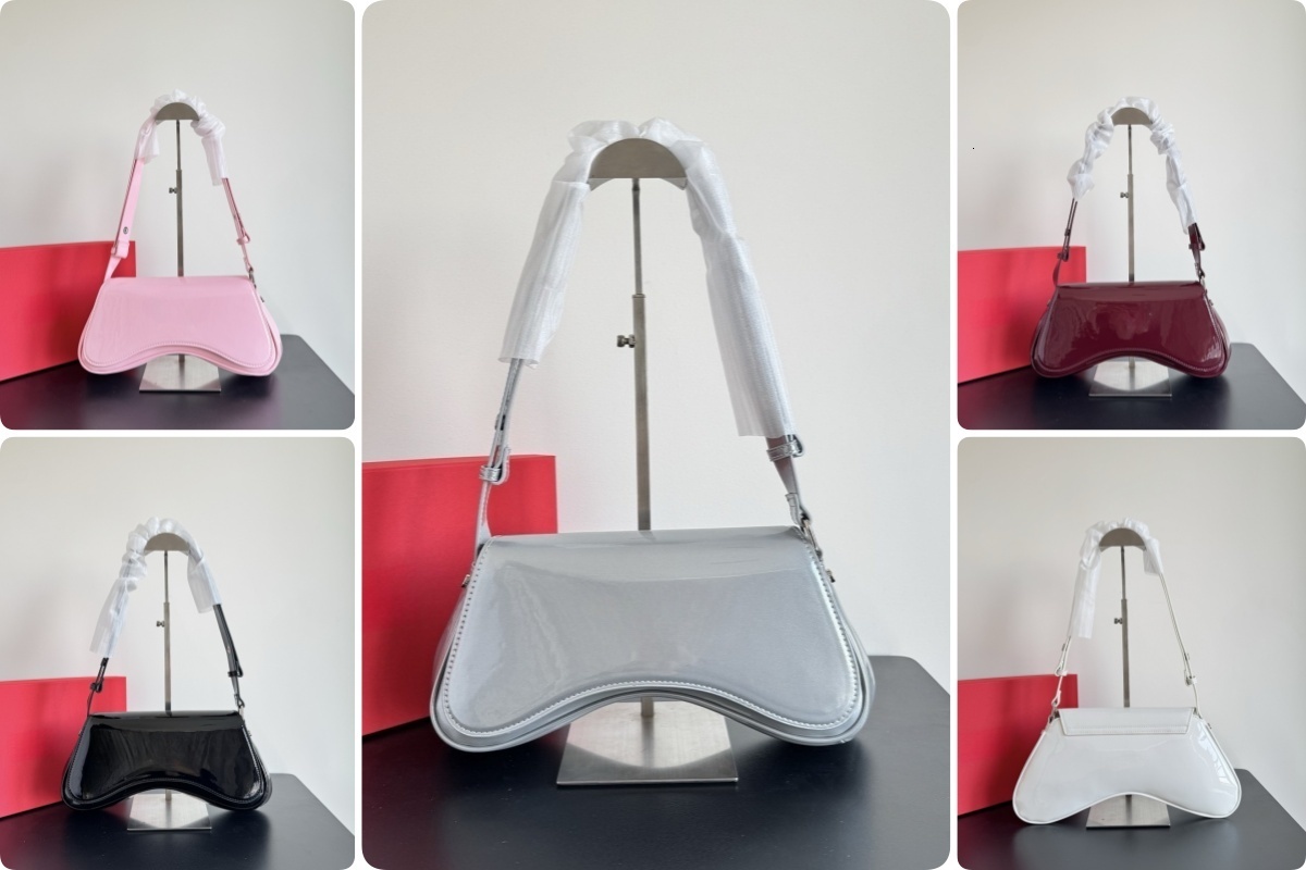 Designer Bag Bright Leather Flap Bag Women's Shoulder Bag Fashion Elegant Hundred Handbags 250403