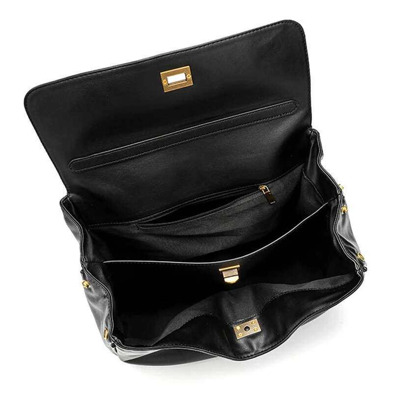 Brand Rodeo Woman Spring Autumn Leather Totes Fashion Gold Buckle Women Shoulder Handbags Crossbody Kelly Bags