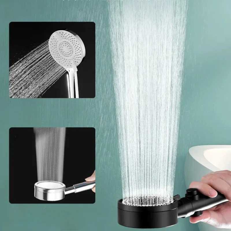 Handheld Shower Set Third Gear Water Mode One Click Stop Button Wall Mounted for Bathro Y251103
