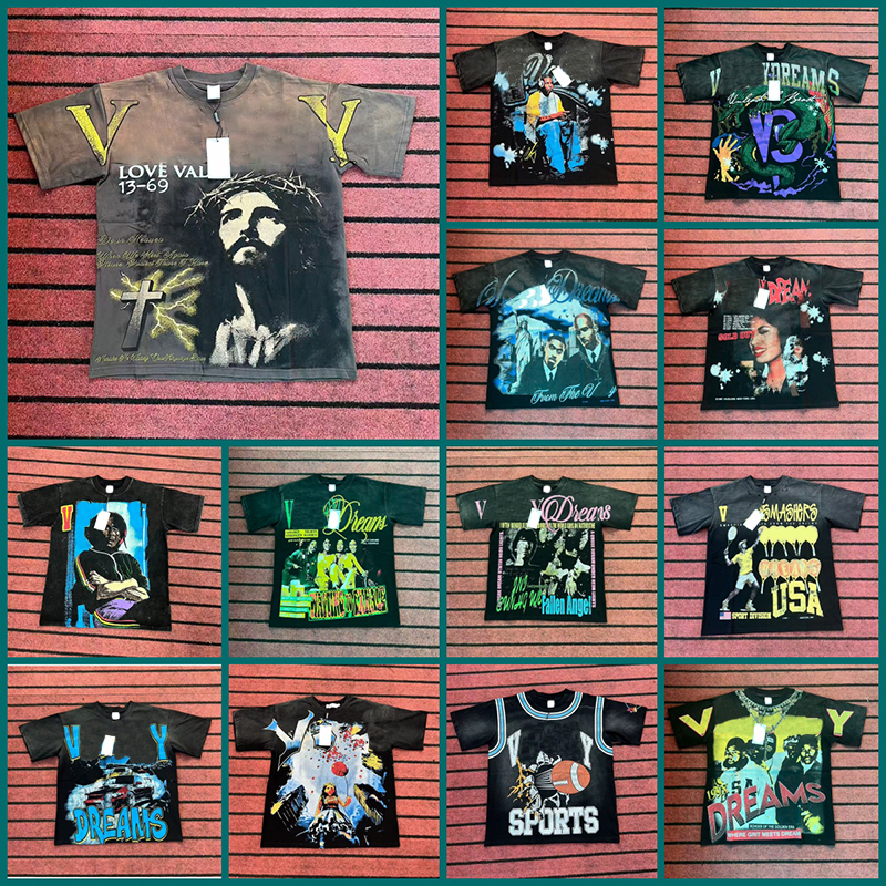 shirt designer t shirt men rhinestone trendy hip hop rock shirt graphic tee summer round neck loose fit shirts streetwear Fashion top us s--xl