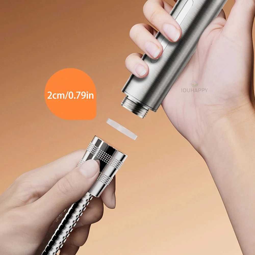 Portable Shower High Pressure Stainless Steel Water Saving Handheld Shower s Large Flow He Bathro Accessories Y251103