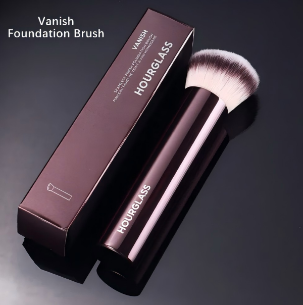 Hourglass Metal handle Makeup Brushes Face Powder Blush Foundation Contour Highlight Concealer brush Cosmetics Tools Brush