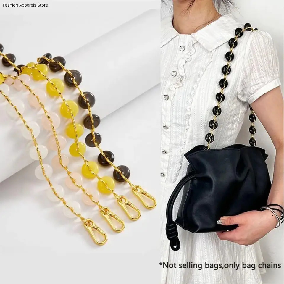Donut Chain Bag Replacement Shoulder Strap Acrylic Resin Crossbody Chain Bags Extender Shoulder Bag Chain Bag Shoulder Belt 251030