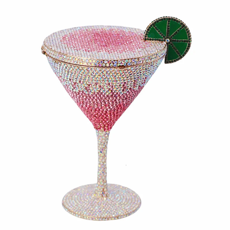 Martin Cocktail Cup Diamond Evening Bag Arrival Crystal Bridal Handbag Dinner Clutches Female Crystal Purse Rhinestone Bags 251029