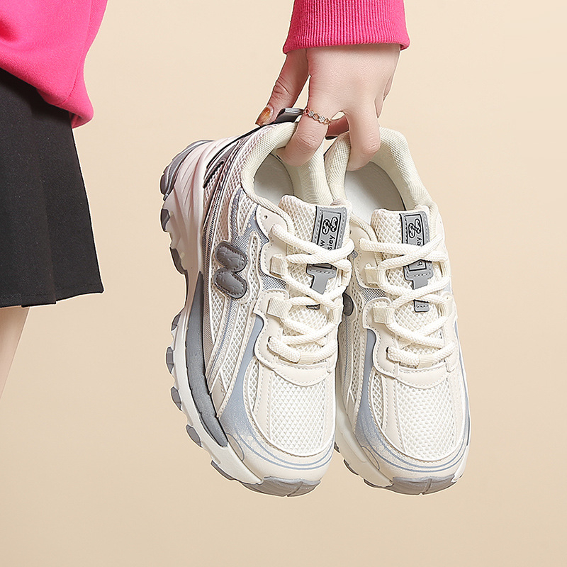 hot Free shipping designer Running Shoes for Women sport outdoor Breathable Massage white trainer shoes