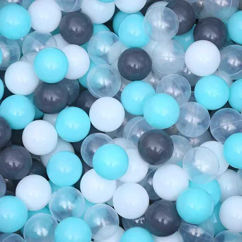 50pcs Blue Ball Pit Balls Ocean Balls for Babies Ball Pit Children Soft Plastic Pool Balls Parties und Toys Pool Ball New Z251103
